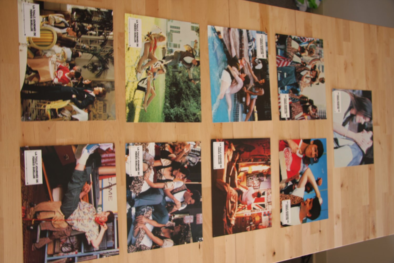 Lot of French Ferris Bueller's Day Off Lobby Cards
