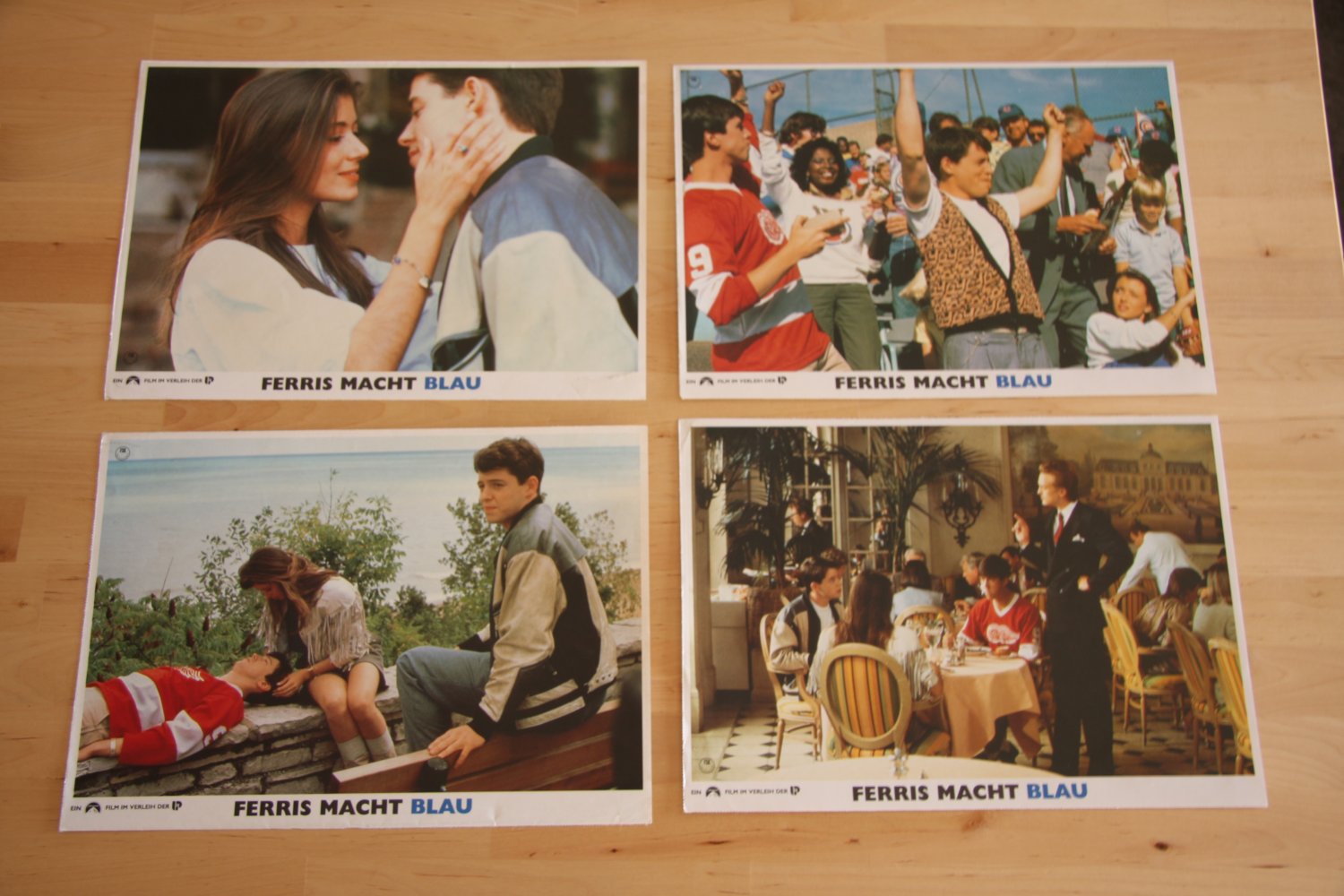 Lot of German Ferris Bueller's Day Off Lobby Cards