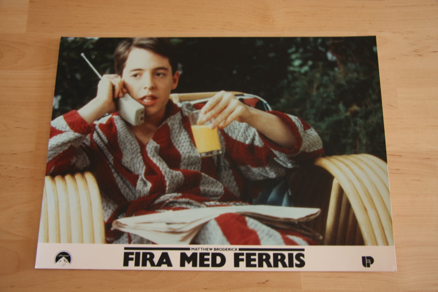 Original German Ferris Bueller's Day Off Promotional Photo