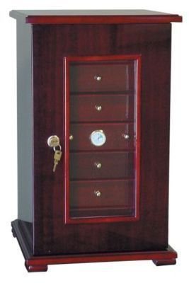 140 Cigars Cherry Wood HUMIDOR 20 x 12 x 11.5"