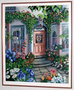 Fiona's Susan Rios Signed, Numbered Limited Edition Serigraph Framed Art