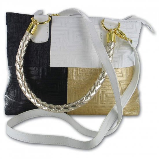 Gigi Chantal Tri-Colored Handbag