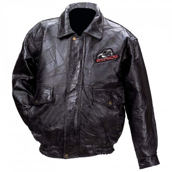 Leather Bull Rider Jacket