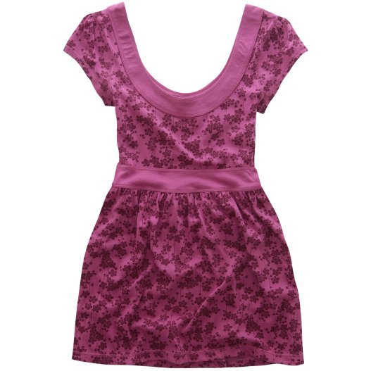 AEROPOSTALE womens Print Back Tie Babydoll knit top shirt - Pink / Small S
