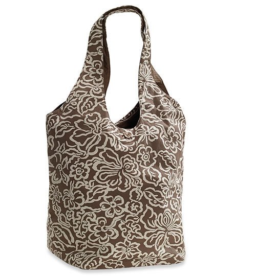 AMERICAN EAGLE women's floral reversible tote bag - Brown