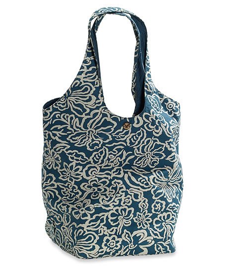 AMERICAN EAGLE women's floral reversible tote bag - Teal