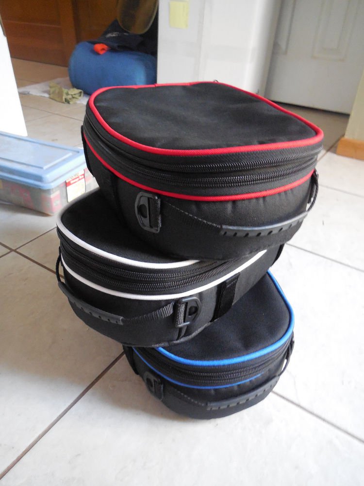 THREE RKA Motorcycle Tail Bag Luggage