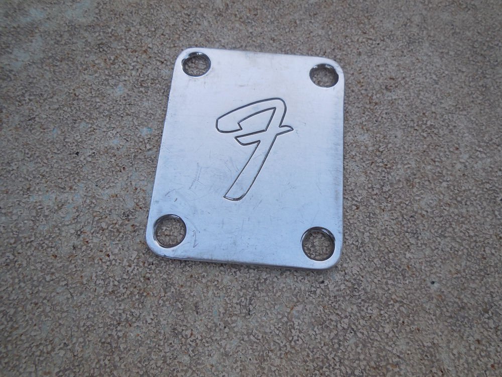 Fender Big F Neckplate Stratocaster Telecaster