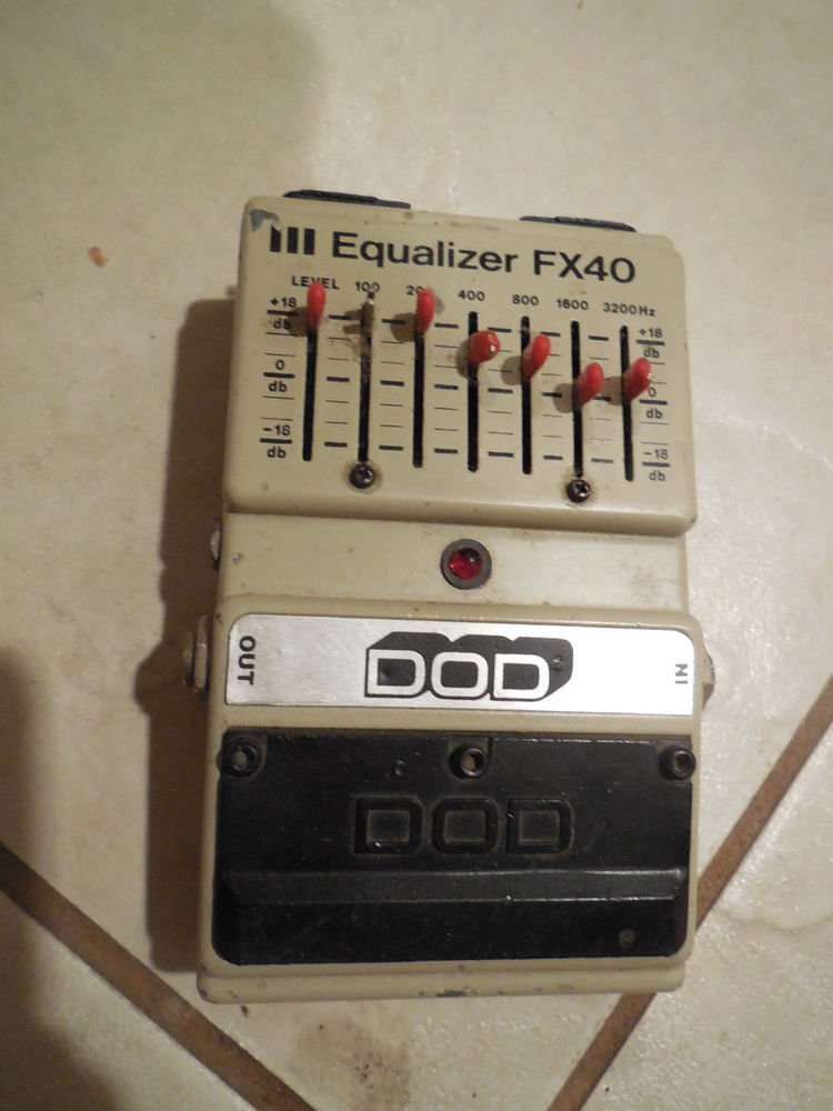 Vintage Dod FX40 Equalizer Guitar Pedal
