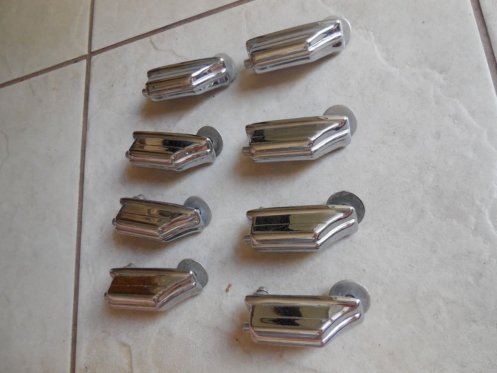 Vintage Rogers Bass Beavertail Lugs set of 8