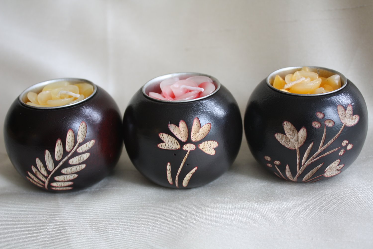 Wooden Candle Votive