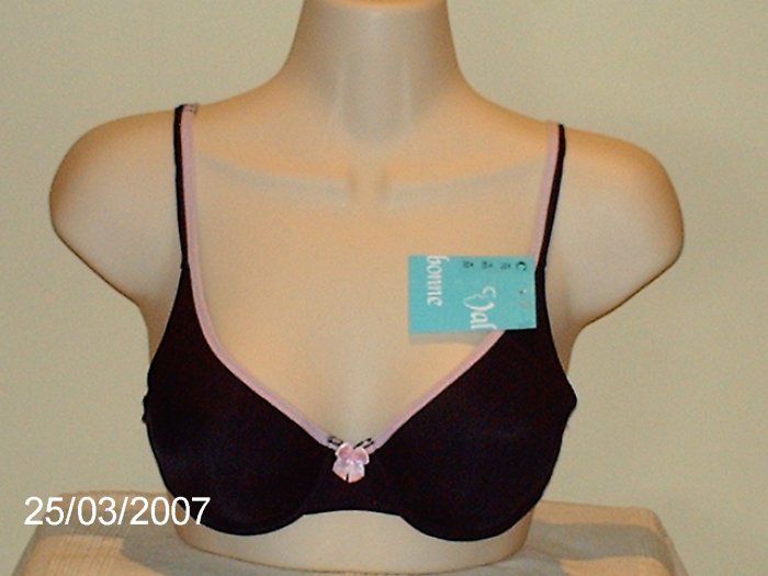 Valbonne Black Pink Piping