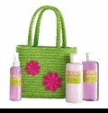 S-62236376 Bath & Body Gift Set In Green Tote Bag