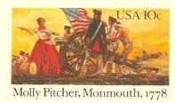 US Postal Card 1978 10 cent Molly Pitcher Battle of Monmouth First Day Issue SC UX77