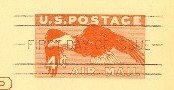 US Postal Card 4 cent Orange Eagle Airmail First Day Issue SC UXC1