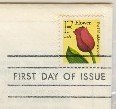 Flower F Stamp FDI First Day Issue