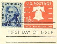 Orange Liberty Bell 1 6/10 cent Envelope FDI SC U548A First Day Issue