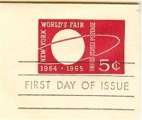 Envelope 1964 Worlds Fair 5 cent FDI SC U546 First Day Issue