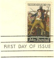John Trumbull 6 cent Stamp FDI SC 1361 First Day Issue