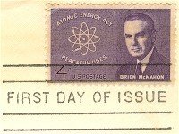 Senator Brien McMahon 4 cent Stamp FDI SC 1200 First Day Issue