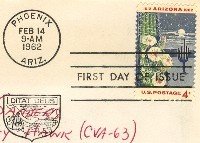 Arizona 4 cent Stamp FDI SC 1192 First Day Issue