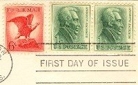 Bald Eagle Air Mail Stamp 6 cent FDI SC C67 First Day Issue