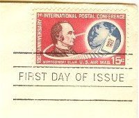 Montgomery Blair Air Mail 15 cent Stamp FDI SC C66 First Day Issue