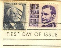 Francis Parkman 3 cent Stamp Prominent Americans Issue FDI SC 1281 First Day Issue