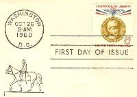 Gustaf Mannerheim 8 cent Stamp Champion of Liberty Issue FDI SC 1166 First Day Issue