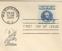 Jose de San Martin 4 cent Stamp Champion of Liberty Issue FDI SC 1125 First Day Issue