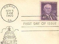 Senator Walter F George 4 cent Stamp FDI SC 1170 First Day Issue