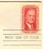Herbert Hoover 5 cent Stamp FDI SC 1269 First Day Issue