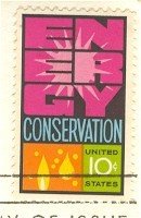 Energy Conservation 10 cent Stamp FDI SC 1547 First Day Issue