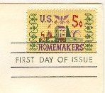 Homemakers 5 cent Stamp FDI SC 1253 First Day Issue