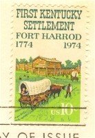 First Kentucky Settlement 10 cent Stamp FDI SC 1542 First Day Issue