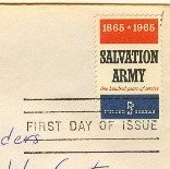 Salvation Army Stamp 5 cent FDI SC 1267 First Day Issue