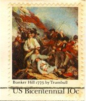 Battle of Bunker Hill 10 cent Stamp Bicentennial Issue FDI SC 1564 First Day Issue