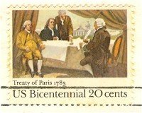 Treaty of Paris 20 cent Stamp Bicentennial Issue FDI SC 2052 First Day Issue