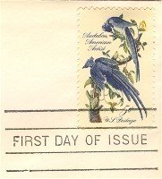 John James Audubon 5 cent Stamp FDI SC 1241 First Day Issue