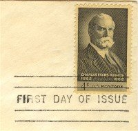 Charles Evans Hughes 4 cent Stamp FDI SC 1195 First Day Issue