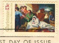 1976 Nativity by John Singleton Copley Stamp FDI SC 1701 First Day Issue