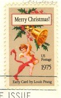 1975 Christmas Card by Louis Prang FDI SC 1580 First Day Issue