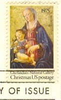 1975 Christmas stamp Madonna and Child by Domenico Ghirlandaio FDI SC 1579 First Day Issue