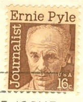Ernie Pyle Journalist 16 cent stamp FDI SC 1398 First Day Issue