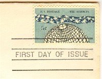 The Sciences 5 cent Stamp FDI SC 1237 First Day Issue