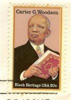 Carter G Woodson 20 cent Stamp Black Heritage Issue FDI SC 2073 First Day Issue