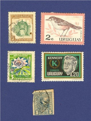 Uruguay 5 Stamps