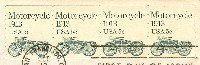 Motorcycle 5 cent Coil Stamp Transportation Issue FDI SC 1899 First Day Issue