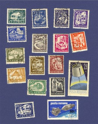 Romania 17 stamps