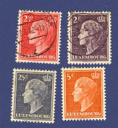 Luxembourg 4 stamps